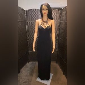 EXOTIC LONG BLACK ELEGANT BUT SEXY CLUB DRESS 🖤